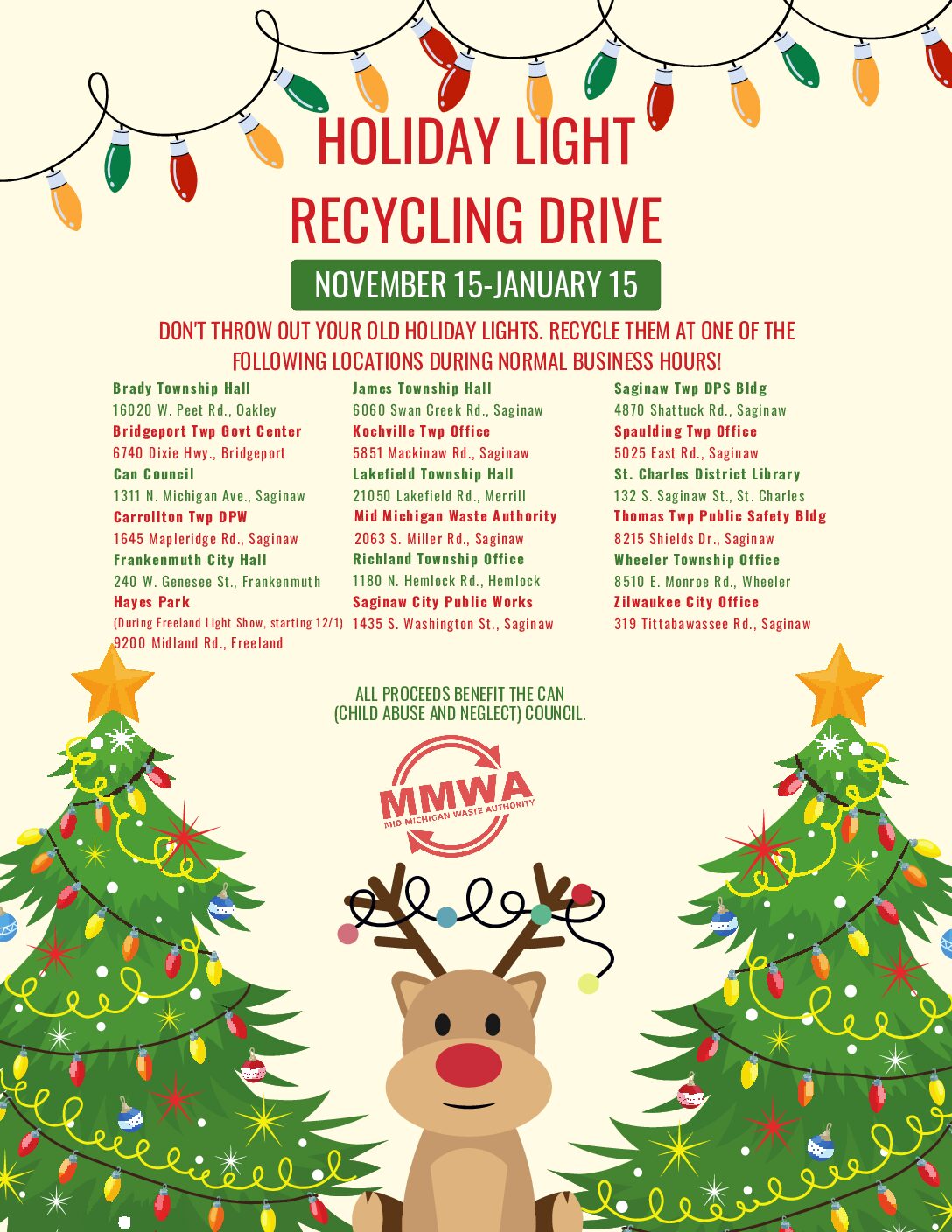 Holiday Light Recycling Drive Returns