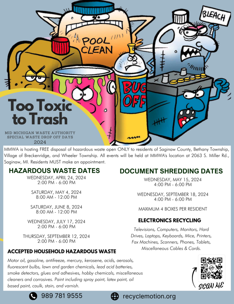 Household Hazardous Waste Mid Michigan Waste Authority