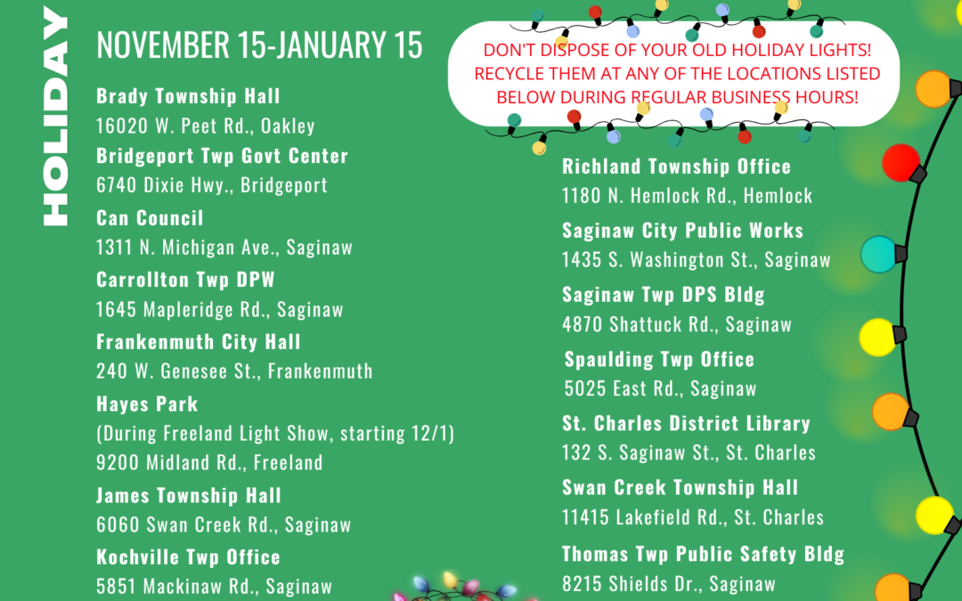MMWA Holiday Light Recycling Drive